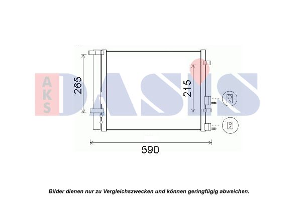 AKS DASIS Lauhdutin, ilmastointilaite 562024N